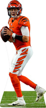 Load image into Gallery viewer, JOE BURROW CINN BENGALS 76" TALL CARDBOARD CUTOUT STANDEE - PARTY DECOR (Copy) (Copy) (Copy) (Copy) (Copy)