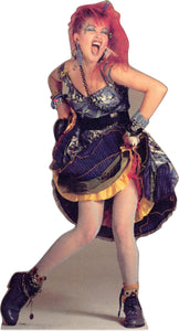 CYNDI LAUPER - GIRLS JUST WANT TO HAVE FUN - 70'S,80'S,90'S-  63" TALL LIFE SIZE CARDBOARD CUTOUT STANDEE - PARTY DECOR