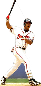 DAVID JUSTICE  94" TALL CARDBOARD CUTOUT STANDEE - PARTY DECOR (Copy) (Copy)