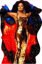 Load image into Gallery viewer, DIANA ROSS  - GOLDEN - 66" TALL CARDBOARD CUTOUT STANDEE PARTY DECOR (Copy)