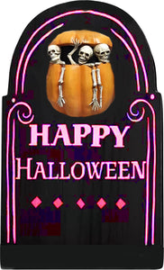 HALLOWEEN #2 HAPPY HALLOWEEN SIGN 70" TALL CARDBOARD CUTOUT STANDEE - PARTY DECOR (Copy)