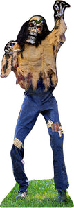 HALLOWEEN #3 SKELETON FARMER  78" TALL CARDBOARD CUTOUT STANDEE - PARTY DECOR (Copy) (Copy)