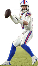 Load image into Gallery viewer, JOSH ALLEN BUFFALO BILLS #2 WHITE 80&quot; TALL CARDBOARD CUTOUT STANDEE - PARTY DECOR (Copy) (Copy)