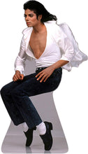 Load image into Gallery viewer, MICHAEL JACKSON -DANCE POSE WHITE SHIRT 70" TALL - LIFE SIZE CARDBOARD CUTOUT STANDEE (Copy) (Copy) (Copy)
