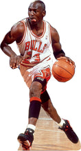 Load image into Gallery viewer, MICHAEL JORDAN #1 WHITE  75"TALL CARDBOARD CUTOUT STANDEE - PARTY DECOR (Copy) (Copy)