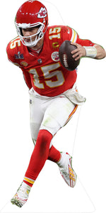 PATRICK MAHOMES KC CHIEFS #15 74"TALL CARDBOARD CUTOUT STANDEE - PARTY DECOR (Copy) (Copy) (Copy)