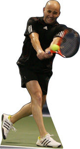 ANDRE AGASSI - PROFESSIONAL TENNIS PLAYER-70" TALL CARDBOARD CUTOUT STANDEE - PARTY DECOR