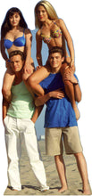 Load image into Gallery viewer, BEVERLY HILLS 90201- #2 ON THE BEACH-75&quot; TALL CARDBOARD CUTOUT STANDEE - PARTY DECOR