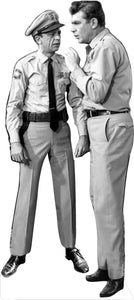 BARNEY FIFE AND SHERIFF TAYLOR 72" TALL CARDBOARD CUTOUT STANDEE - PARTY DECOR