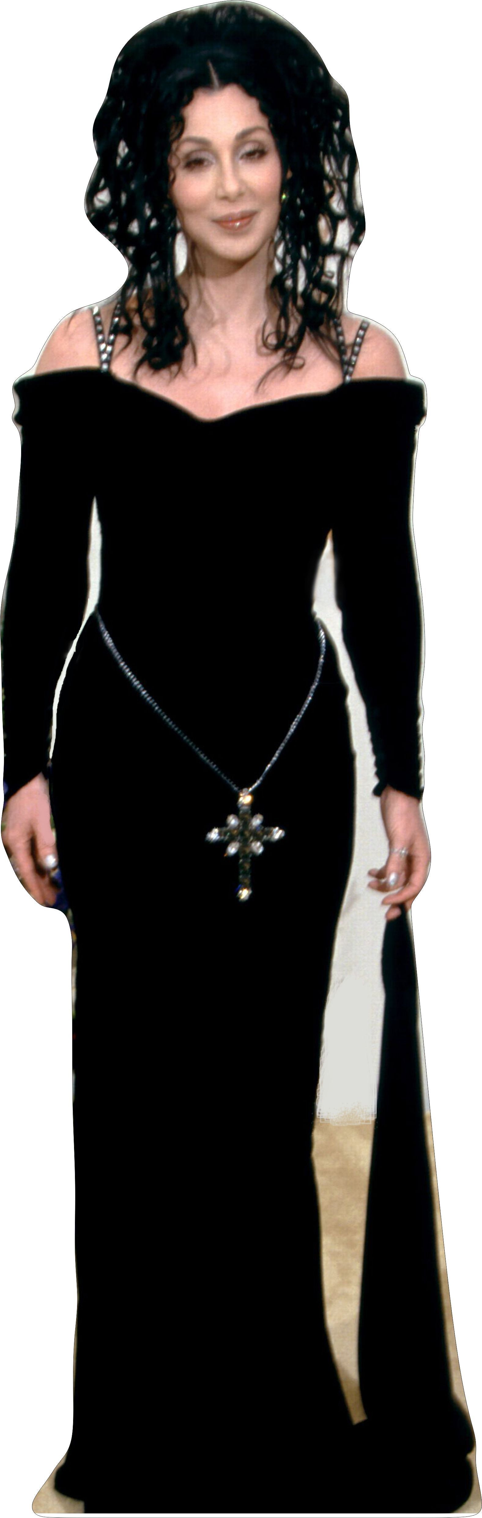 CHER - BLACK GOWN 60's,70's,80's,90's