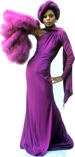 DIANA ROSS - FUSCHIA GOWN AND WRAP - 65