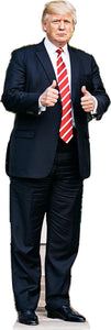 DONALD TRUMP - TWO THUMBS UP - 75" TALL CARDBOARD CUTOUT STANDEE PARTY DECOR