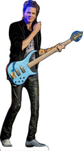 Load image into Gallery viewer, DURAN DURAN- JOHN TAYLOR BASS BLUE - 74&quot; TALL LIFE SIZE CARDBOARD CUTOUT STANDEE - PARTY DECOR