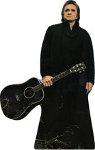Load image into Gallery viewer, JOHNNY CASH - LONG COAT AND GUITAR - 71&quot; TALL - LIFE SIZE CARDBOARD CUTOUT STANDEE