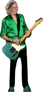 KEITH RICHARDS GUITARIST  69" TALL CARDBOARD CUTOUT STANDEE - PARTY DECOR