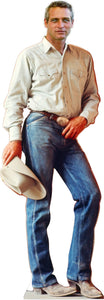 PAUL NEWMAN 72" TALL CARDBOARD CUTOUT STANDEE - PARTY DECOR