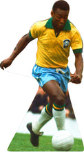 Load image into Gallery viewer, PELE BRAZIL  68&quot; TALL CARDBOARD CUTOUT STANDEE - PARTY DECOR