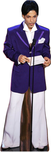 PRINCE Purple Tuxedo Top White Pants -62