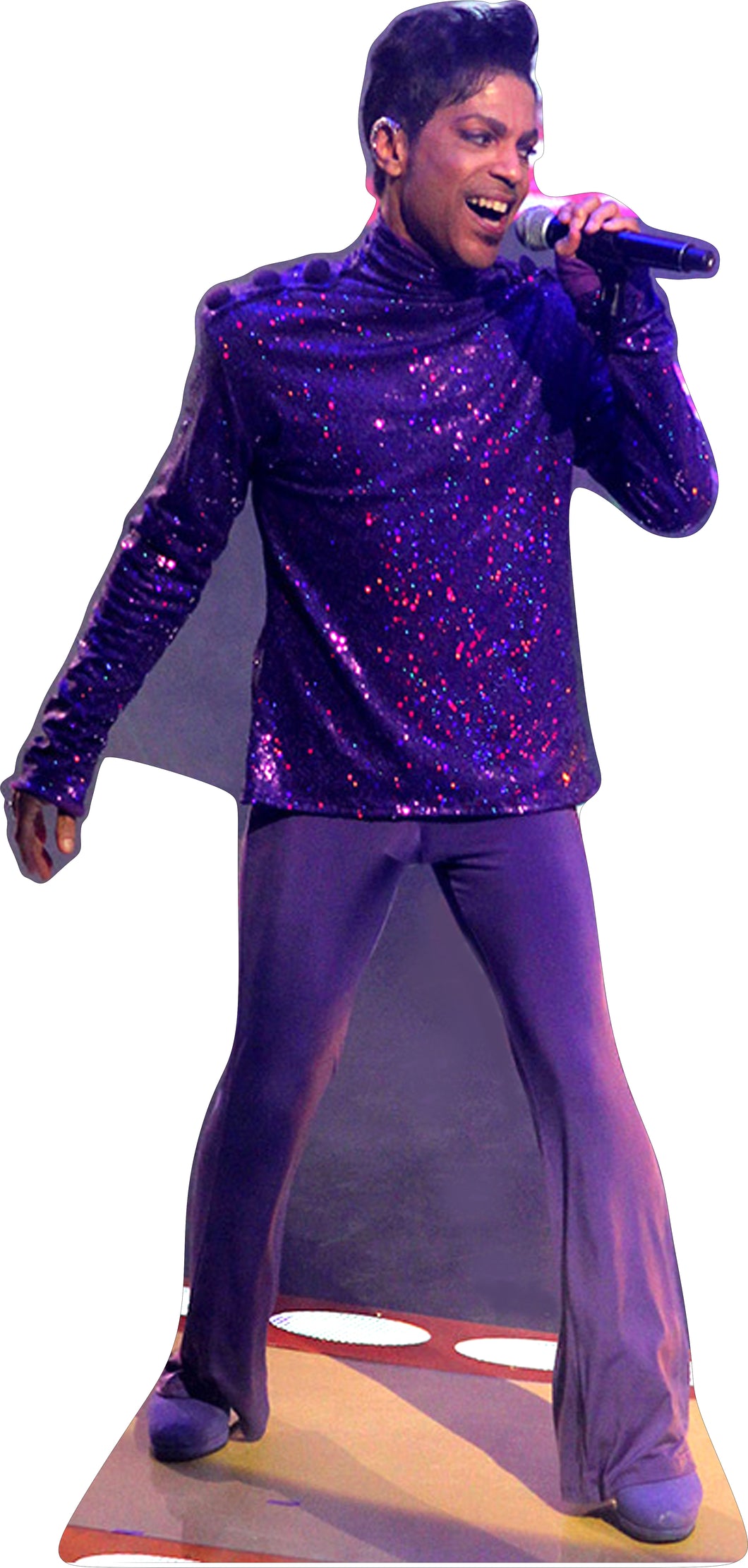 PRINCE #11 - SEQUIN PURPLE TUNIC OUTFIT -63