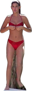 PHOEBE CATES RED BIKINI 67" TALL CARDBOARD CUTOUT STANDEE - PARTY DECOR