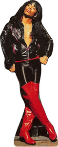 RICK JAMES - RED BOOTS - 70" TALL LIFE SIZE CARDBOARD CUTOUT STANDEE - PARTY DECOR