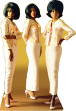 Load image into Gallery viewer, THE SUPREMES-MARY WILSON-FLORENCE BALLARD-DIANA ROSS- 66&quot; TALL -  LIFE SIZE CARDBOARD CUTOUT STANDEE PARTY DECOR