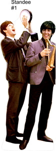 2 PCS -BEATLES 78" TALL CARDBOARD CUTOUT COMBO STANDEE #1 and #2- PARTY DECOR