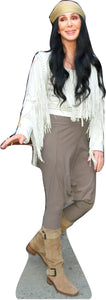 CHER - PANTS -  69" TALL-  LIFE SIZE CARDBOARD CUTOUT STANDEE - PARTY DECOR