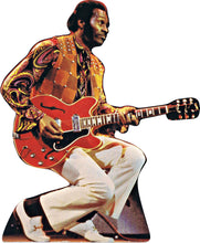 Load image into Gallery viewer, CHUCK BERRY - ROCK &#39;N ROLL LEGEND- &#39;DUCK WALK&#39; - 50&#39;s - 48&quot;TALL LIFE SIZE CARDBOARD CUTOUT STANDEE - PARTY DECOR