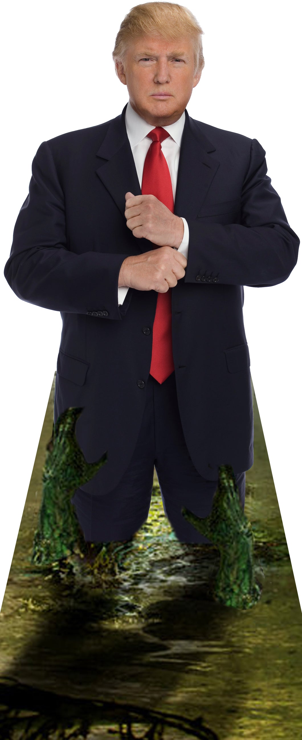 Donald Trump Drain the Swamp Cardboard Cutout 72