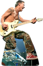 Load image into Gallery viewer, ED VAN HALEN - GUITAR JUMP - 70&quot; TALL CARDBOARD CUTOUT STANDEE PARTY DECOR