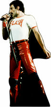 Load image into Gallery viewer, Freddie Mercury with Flash Shirt from Queen 72&quot; Tall Cardboard Cutout