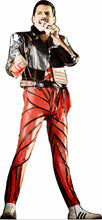 Load image into Gallery viewer, Freddie Mercury from Queen Red &amp; Black Pants 72&quot; Tall Cardboard Cutout