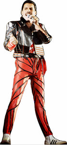 Freddie Mercury from Queen Red & Black Pants 72" Tall Cardboard Cutout