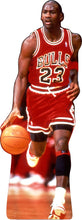 Load image into Gallery viewer, MICHAEL JORDAN  -Runs with Ball -78&quot; TALL LIFE SIZE CARDBOARD CUTOUT STANDEE - PARTY DECOR