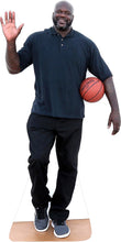 Load image into Gallery viewer, SHAQUILLE O&#39;NEAL - BASKETBALL PRO -BIG SMILE 84&quot; TALL -TALL LIFE SIZE CARDBOARD CUTOUT STANDEE  - PARTY DECOR