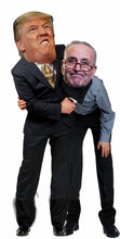 Load image into Gallery viewer, Donald Trump giving Chuck Schumer a Headlock 72&quot; Tall Cardboard Cutout